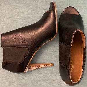 Coach Peep-toe Booties
